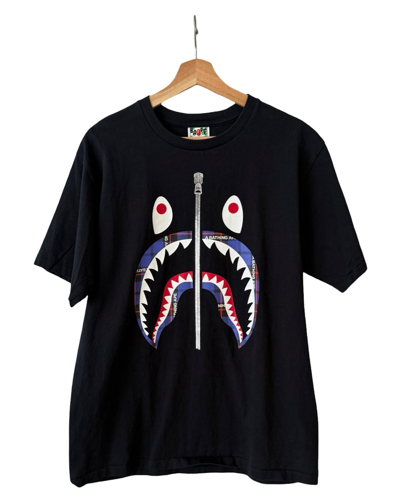 Bape A Bathing Ape Shark Zip Tee