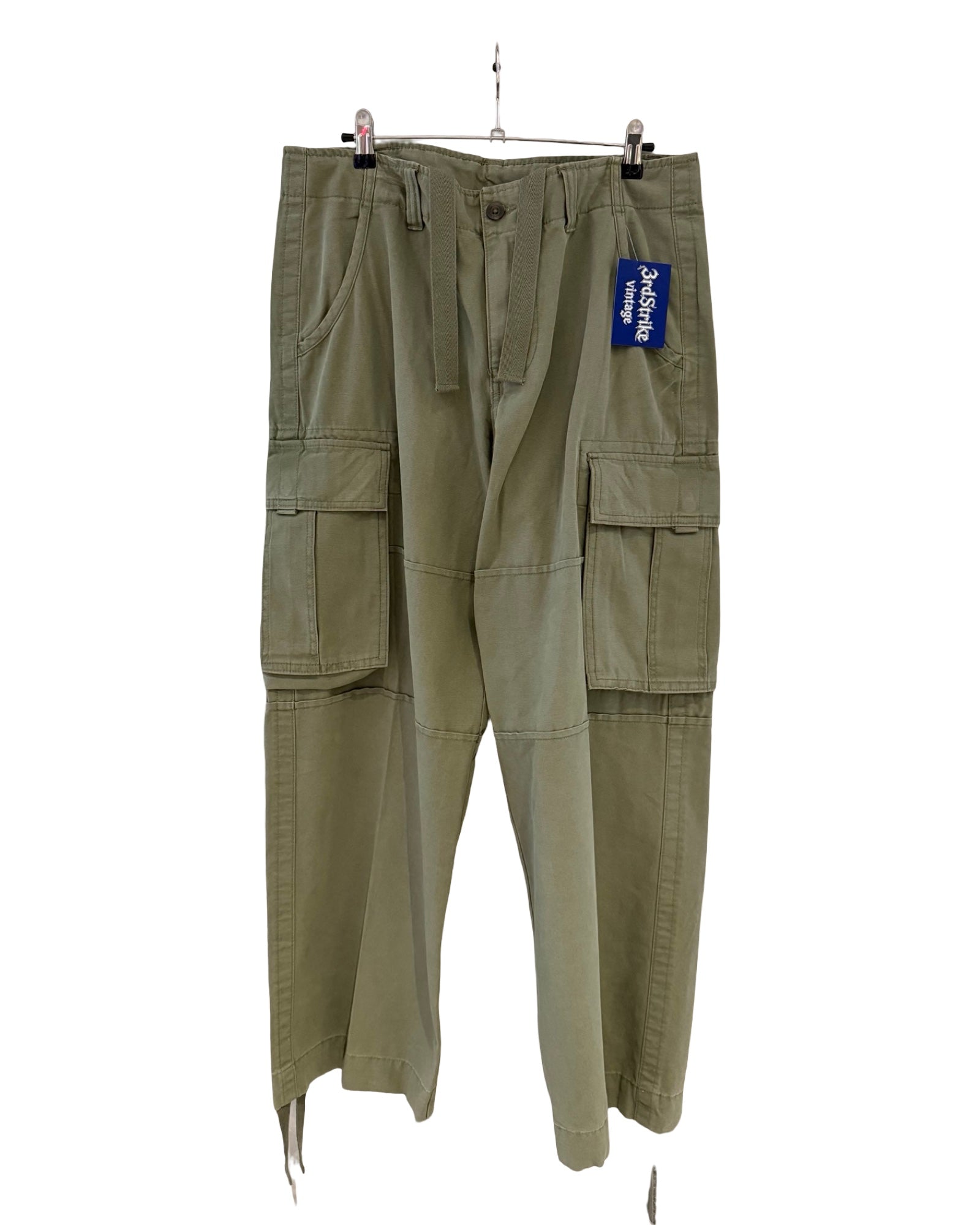 Vintage Army Cargo Drawstrings Pants