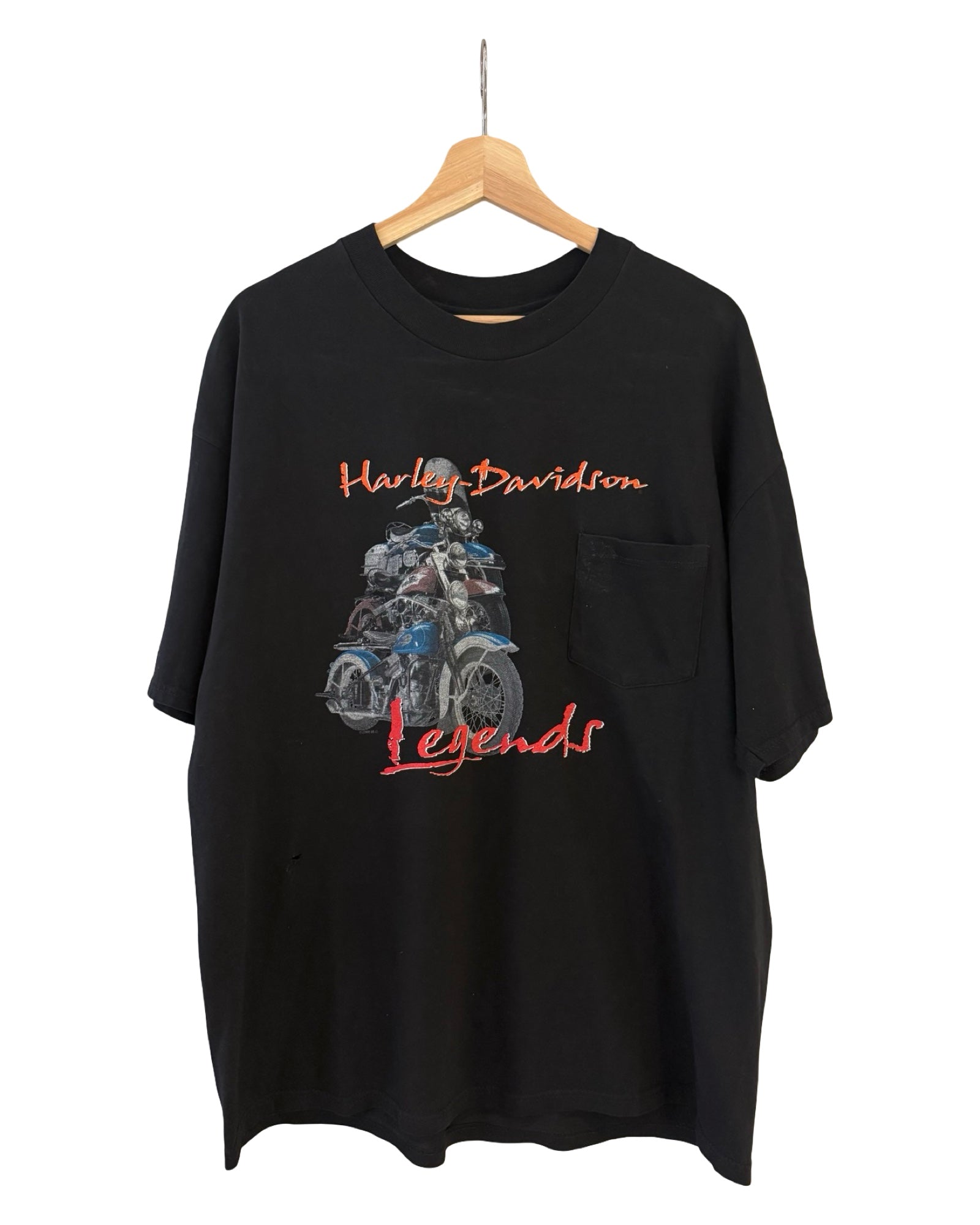 Vintage 2000 Harley Davidson Legends El Paso Texas Tee
