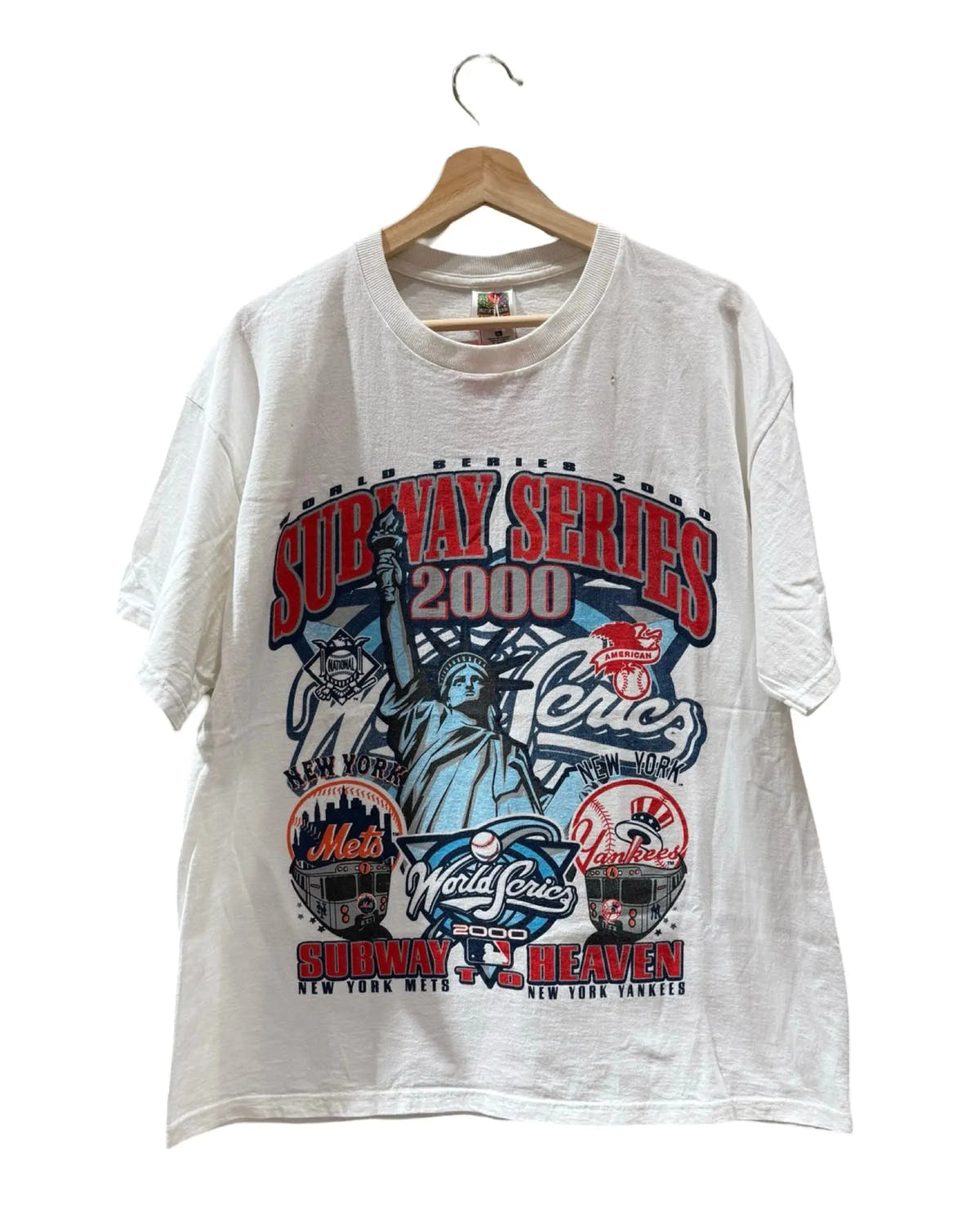 Vintage 2000 Mets vs Yankees Subway Series Liberty Tee 3rdStrike