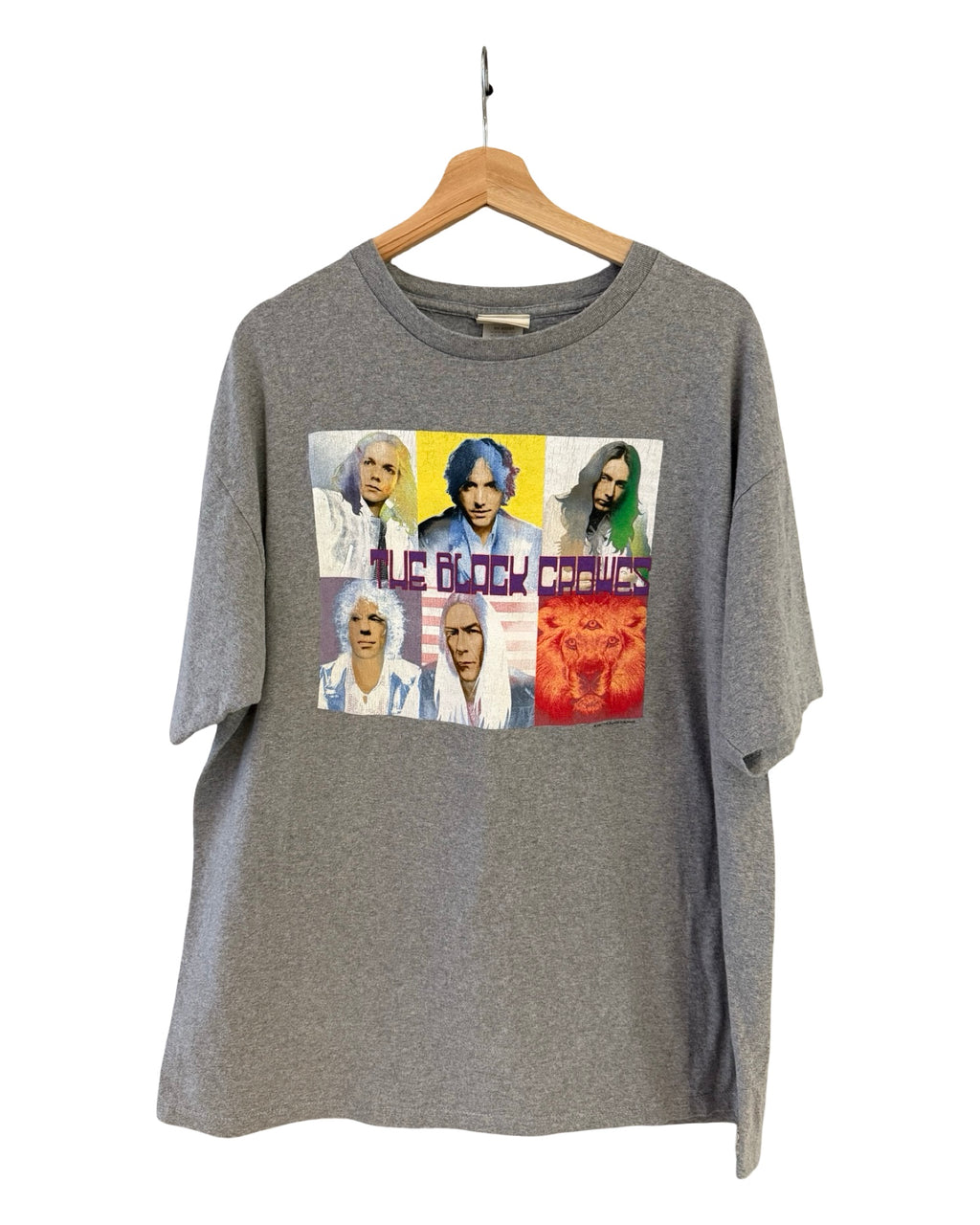 Vintage 2001 The Black Crowes Lion Band Tour Tee