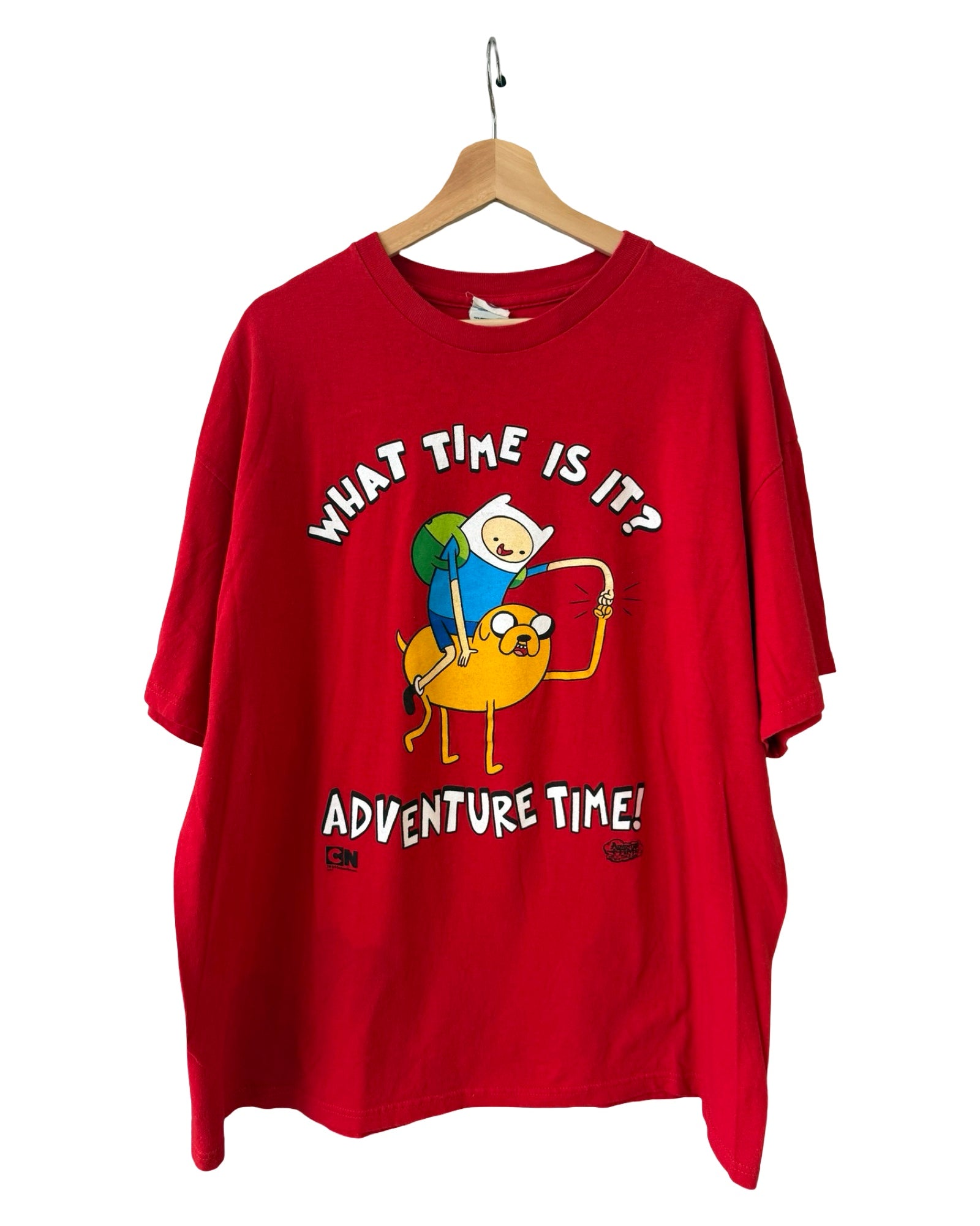 Vintage Y2K Adventure Time Cartoon Network Promo Tee