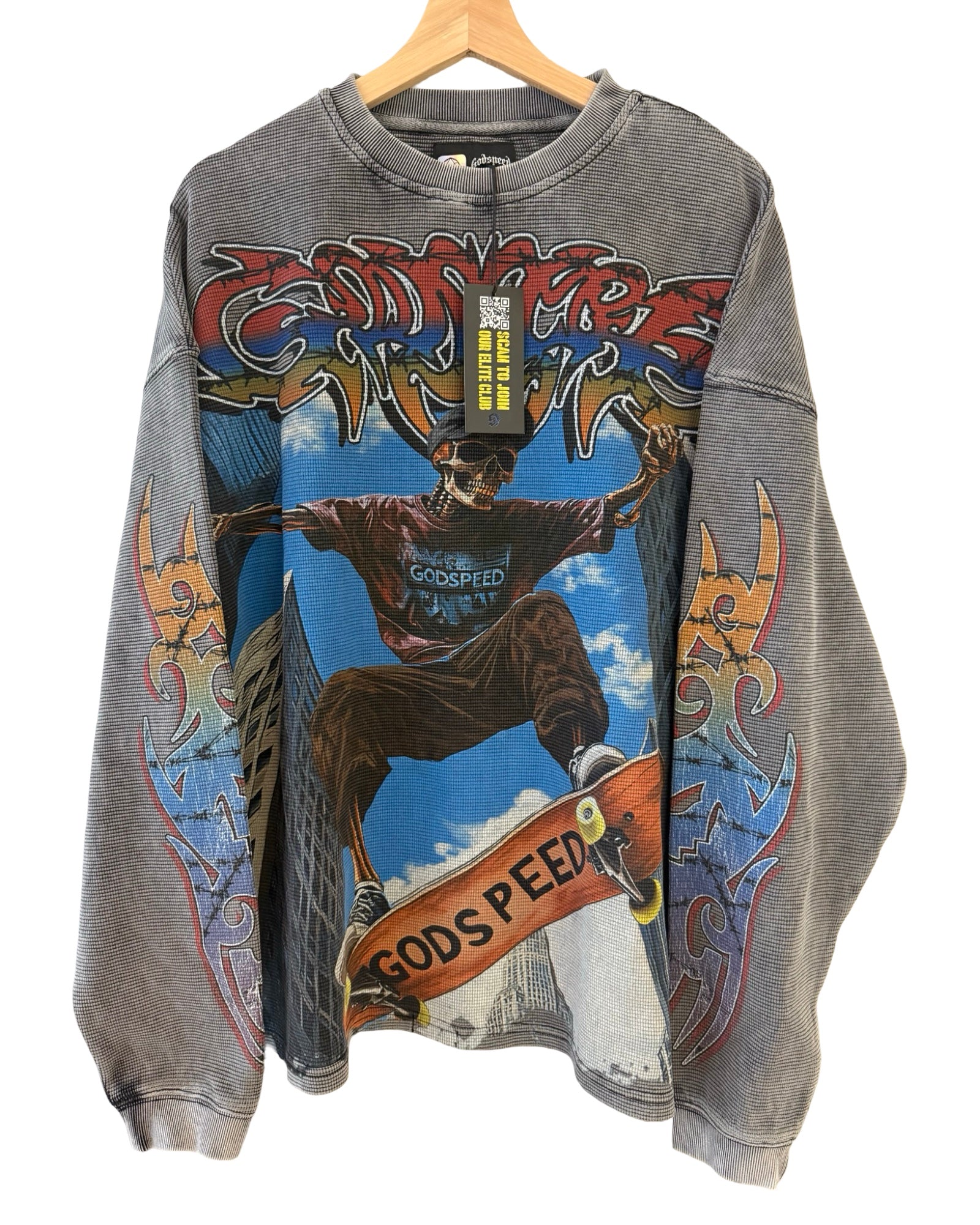 Godspeed New York Ollie Skateboard Thermal Shirt