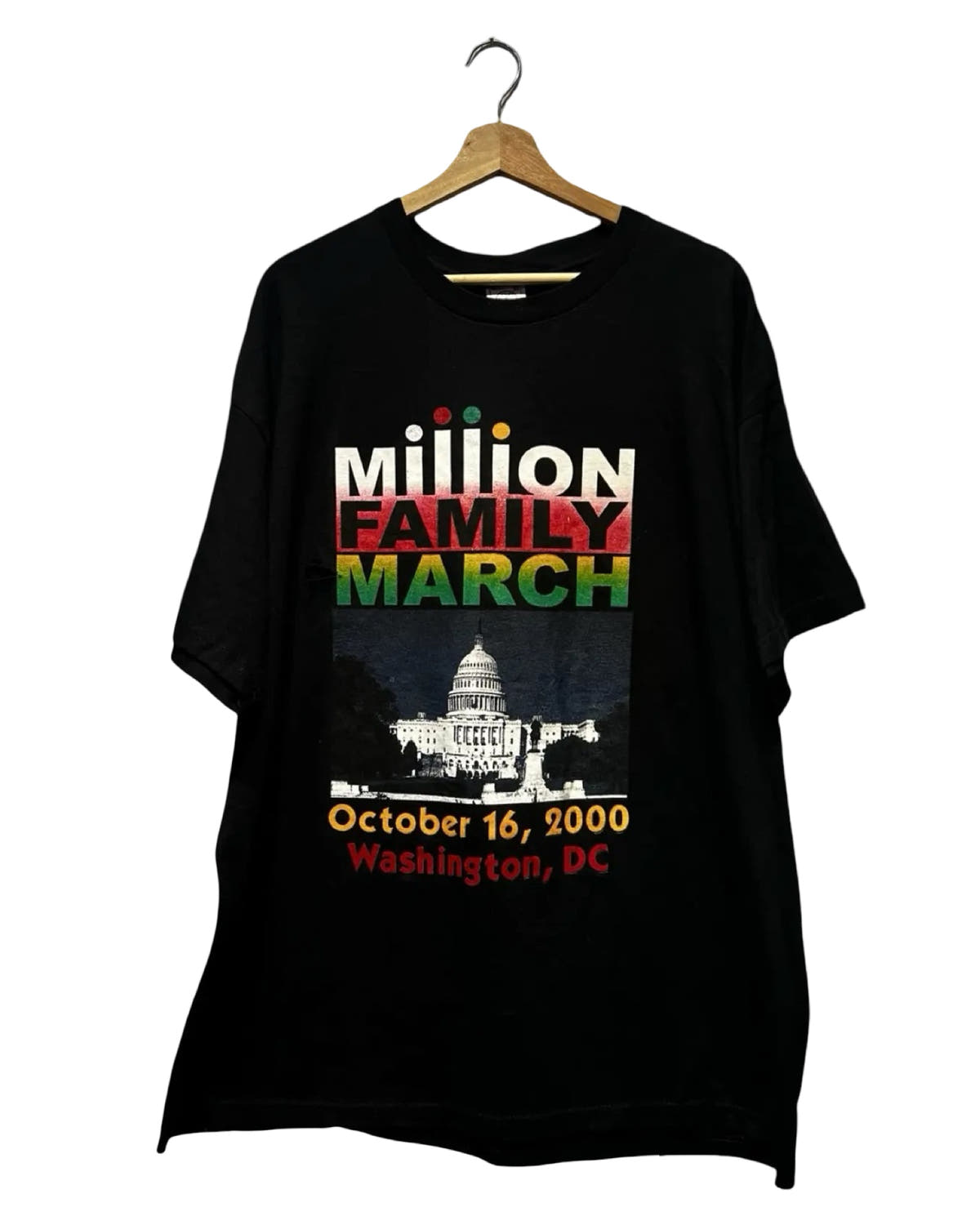 Vintage 2000 Million Man March Washington DC Promo Rap Tee