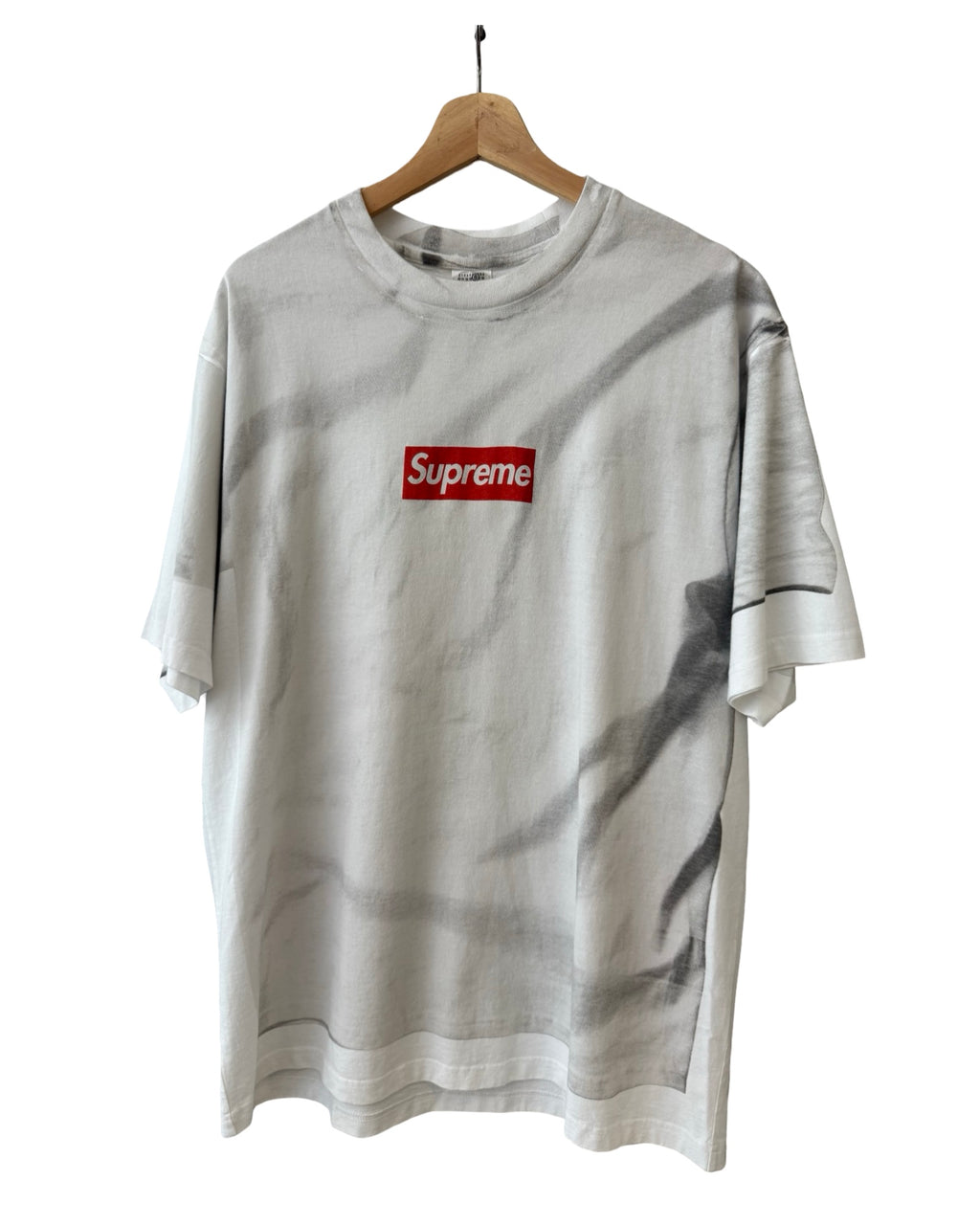 2024 Supreme x Maison Margiela White Box Logo Tee