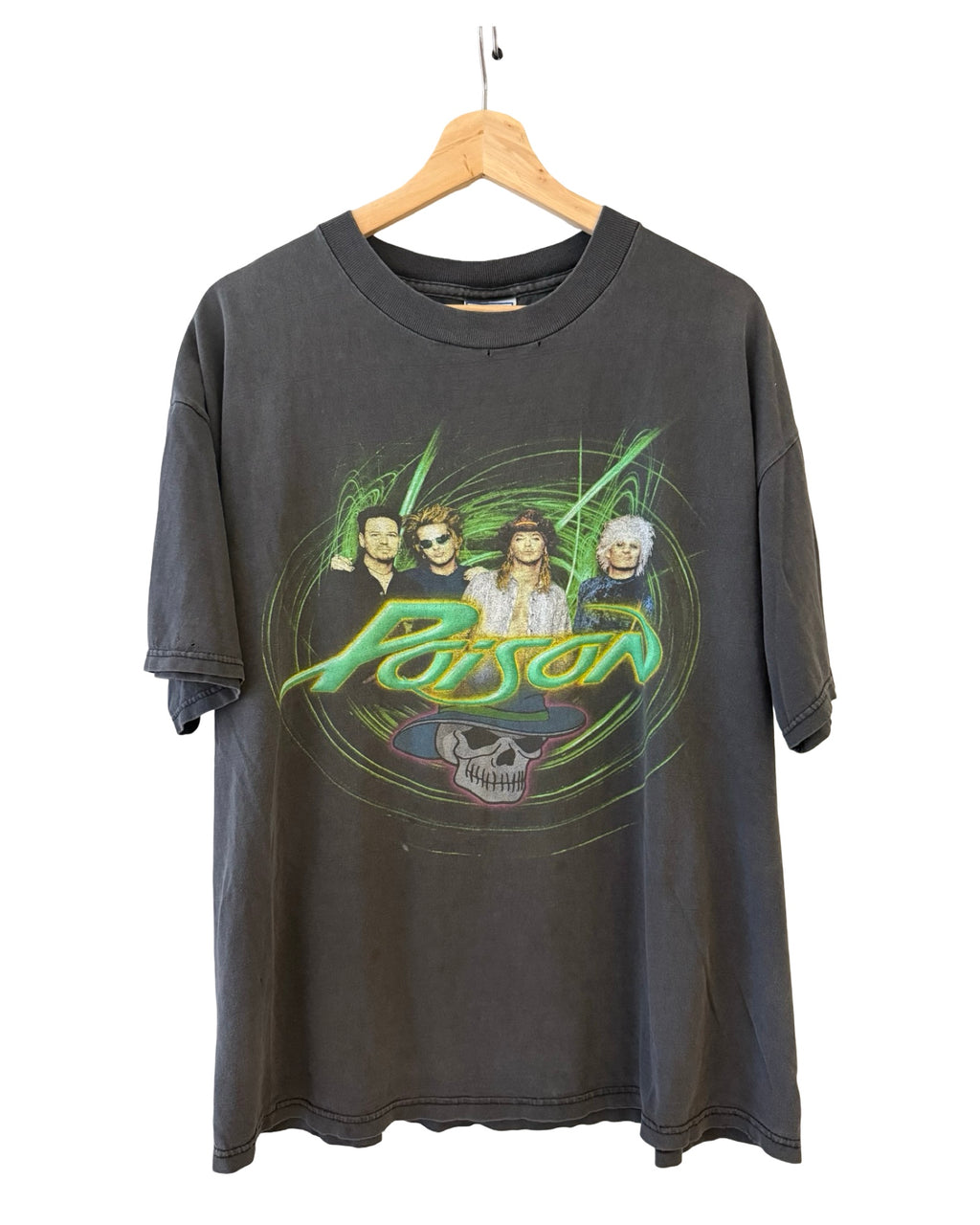 Vintage 2000 Poison Power To The People Faded Tour Band Tee