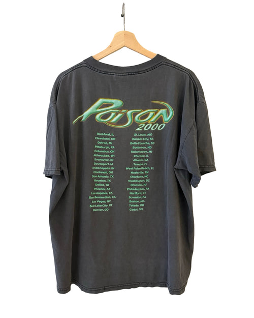 Vintage 2000 Poison Power To The People Faded Tour Band Tee