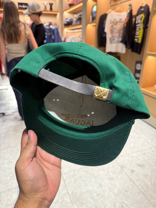 Vintage 80s Jaguar 🐆 Cars Strapback Hat Made in USA