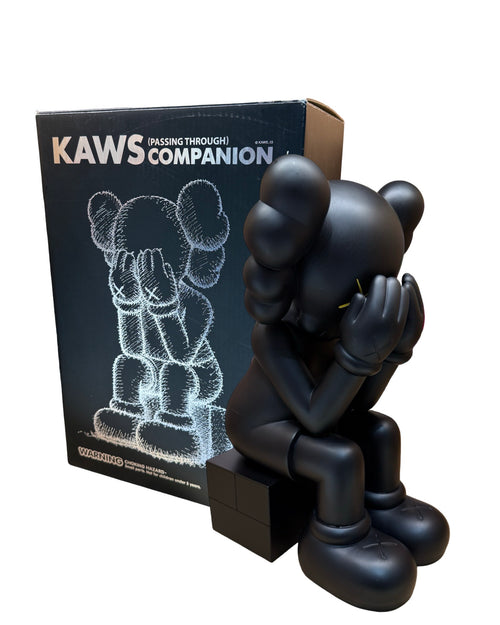 2013 KAWS Passing Through Black Companion Figure KIF Vintage