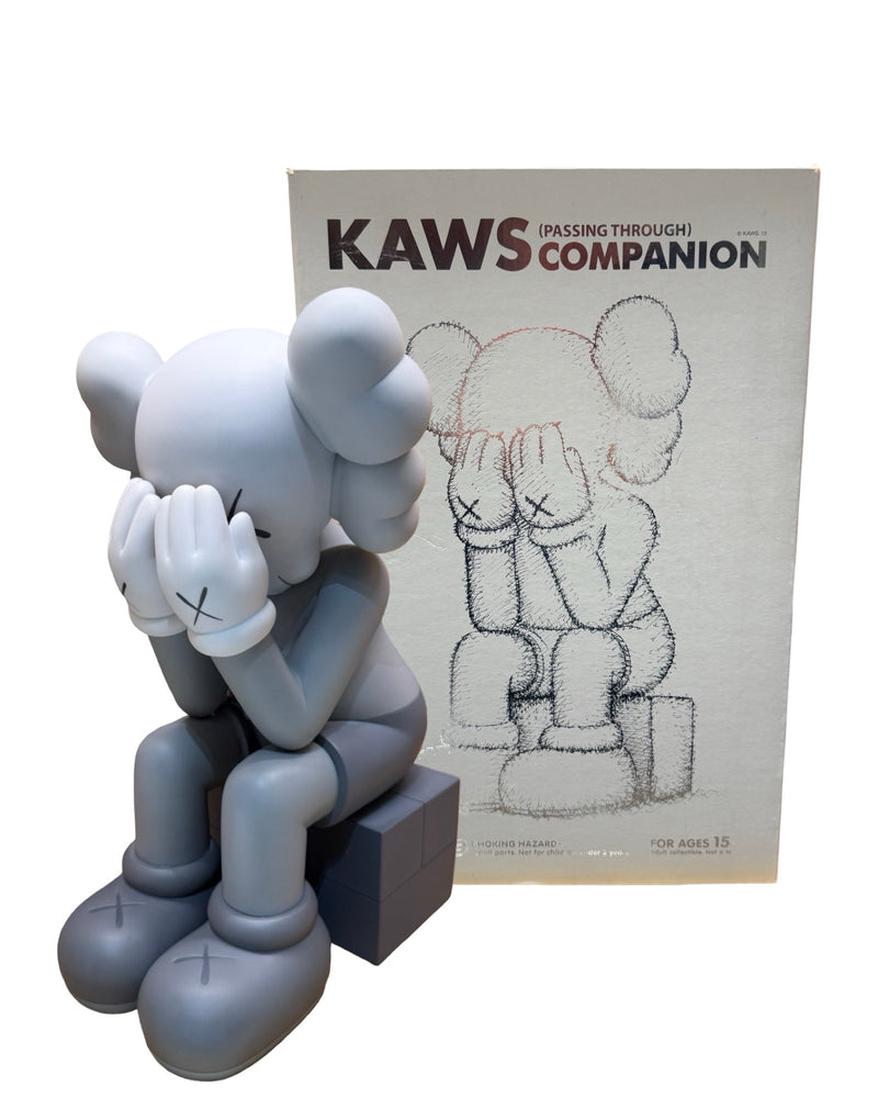 2013 KAWS Passing Through Gray Companion Figure KIF Vintage