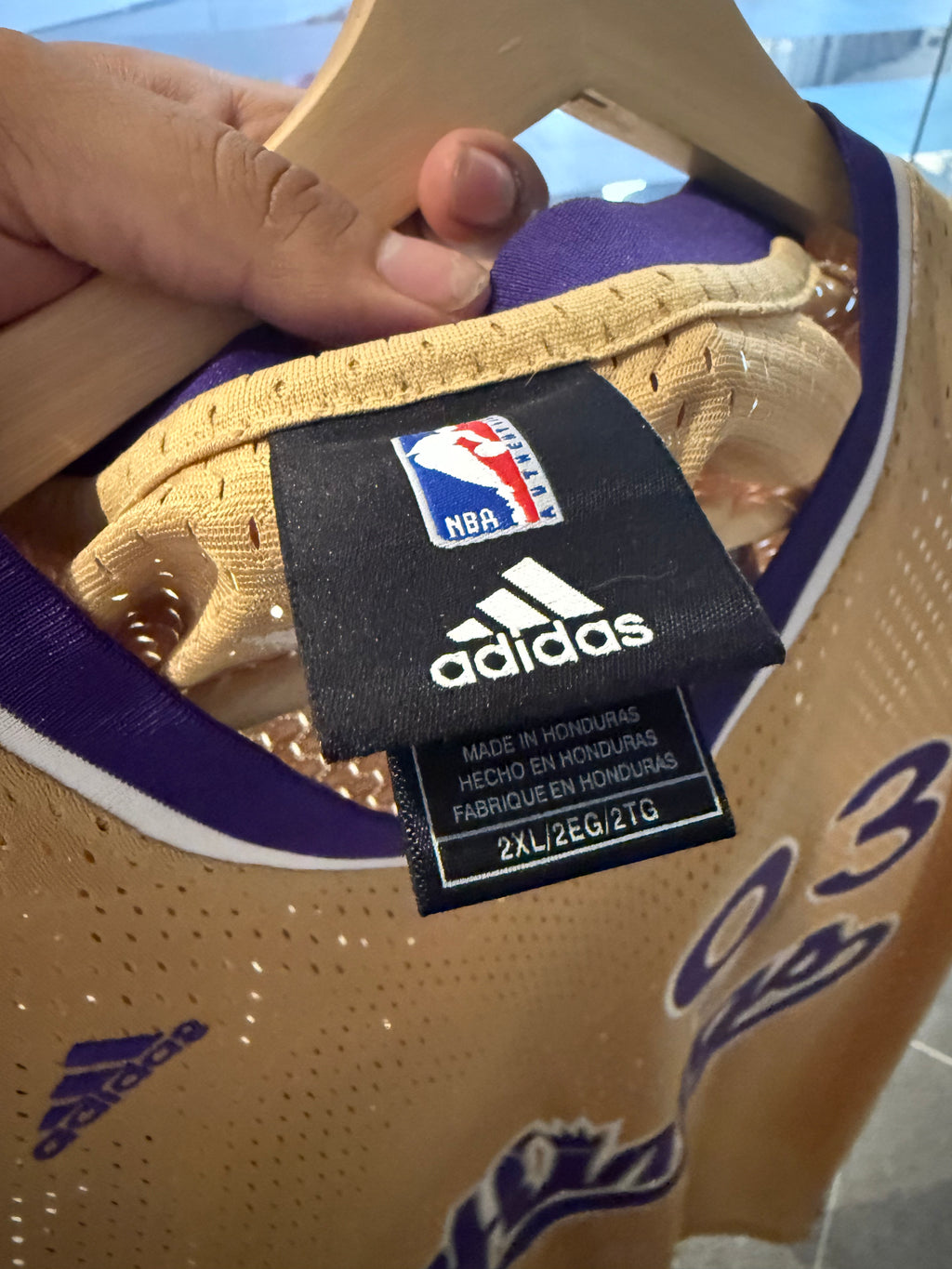 Vintage 2006 Ron Artest Sacramento Kings Adidas Authentic Gold NBA Jersey