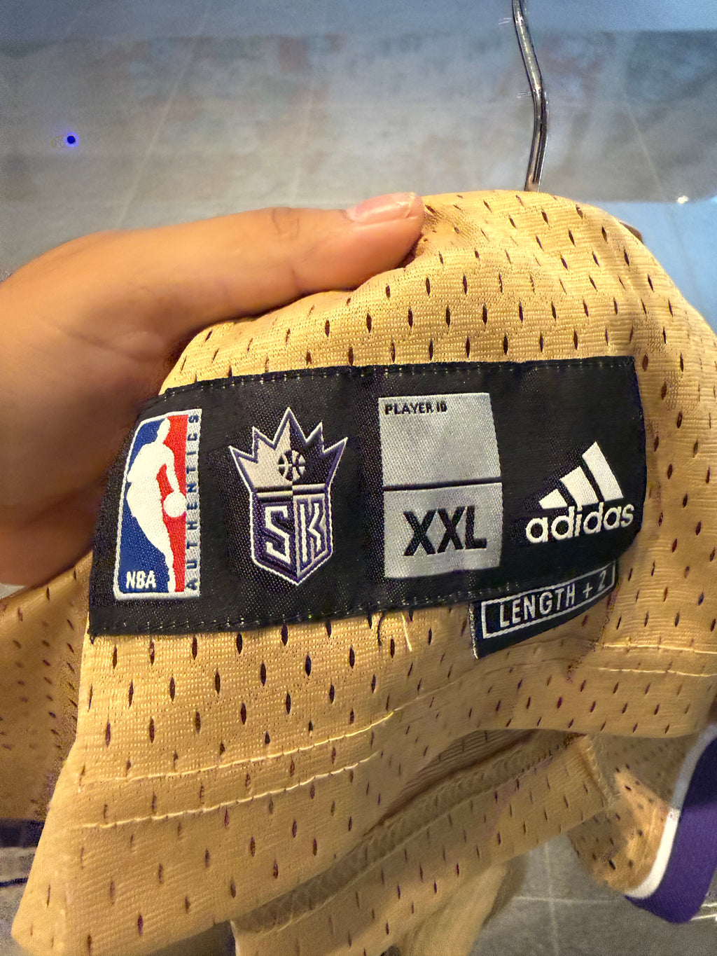 Vintage 2006 Ron Artest Sacramento Kings Adidas Authentic Gold NBA Jersey
