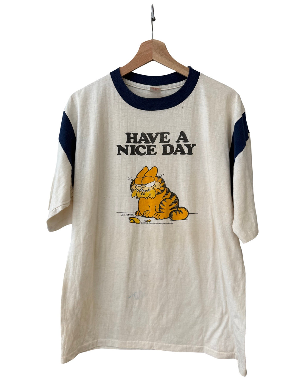 Vintage 1978 Garfield Have A Nice Day Tee
