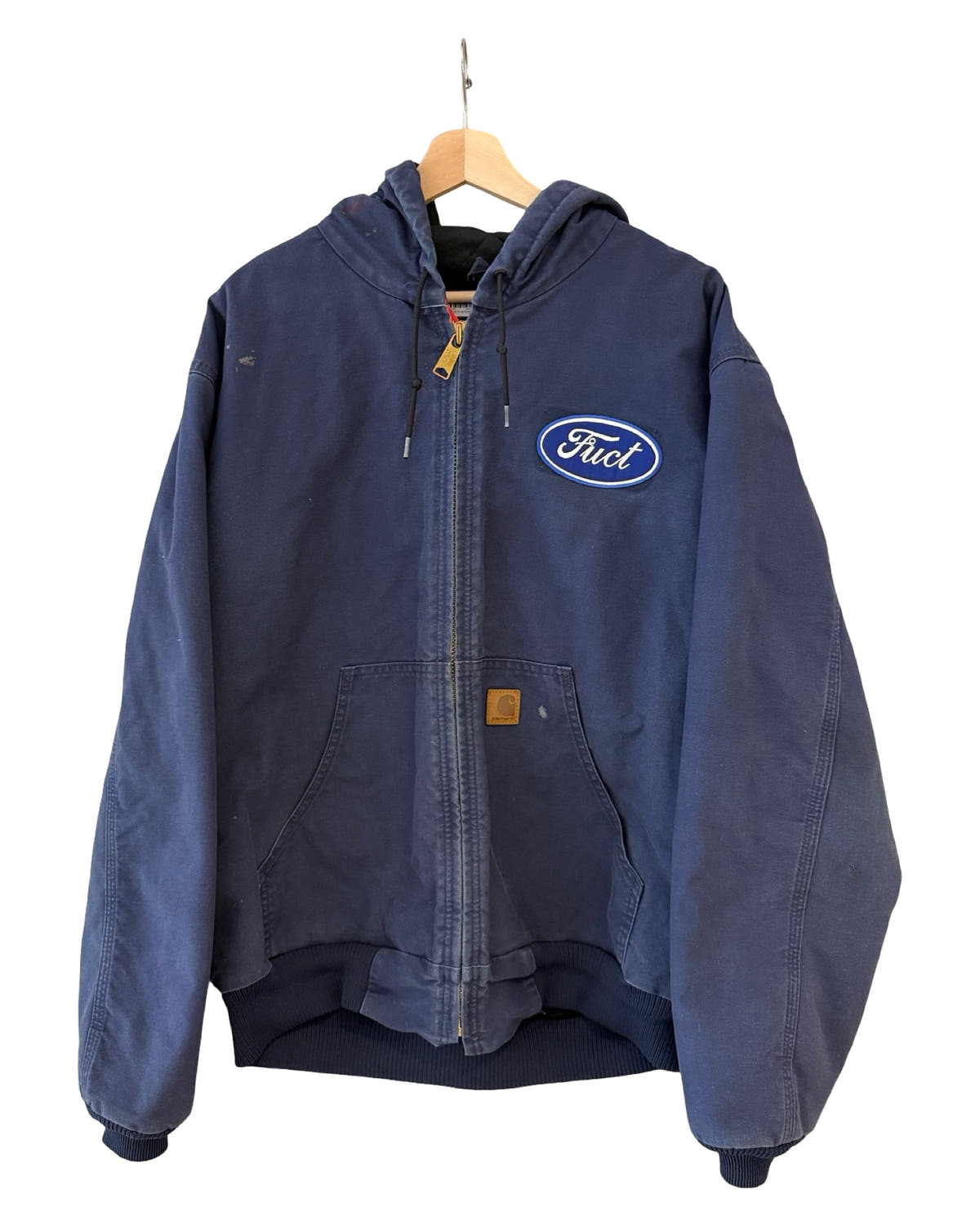 Vintage Carhartt Fuct Hooded Blue Jacket 3rdStrike