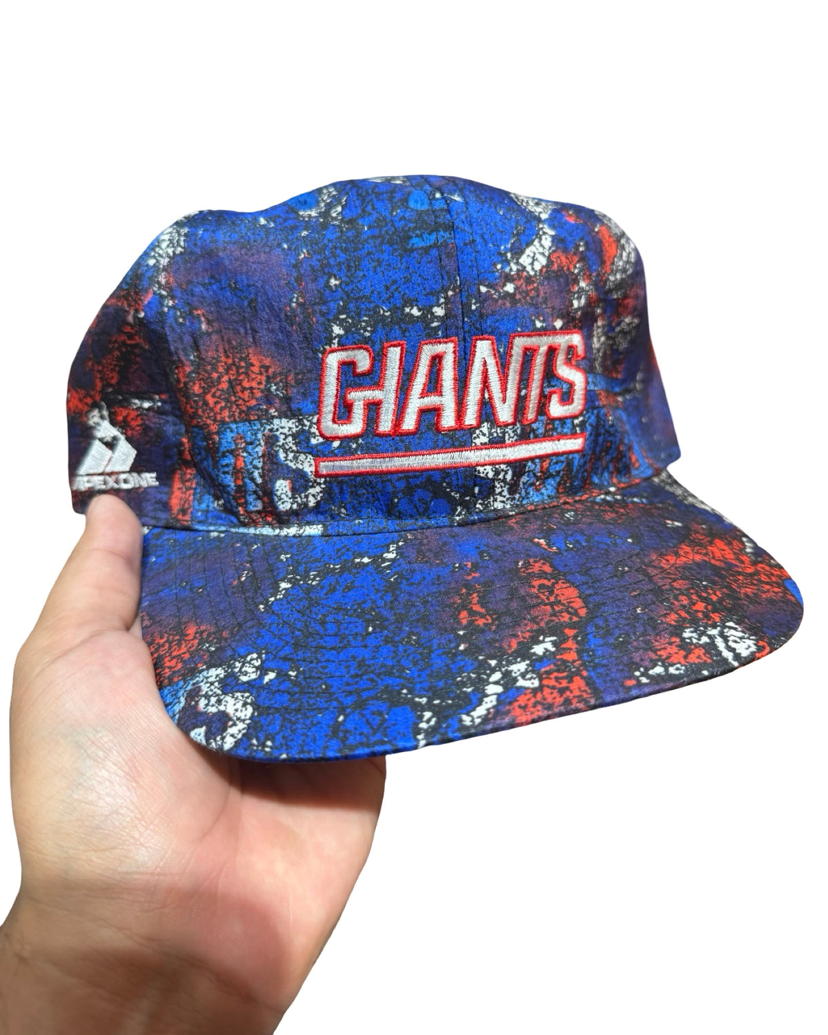 Vintage 90s New York Giants APEX Splash SnapBack Hat