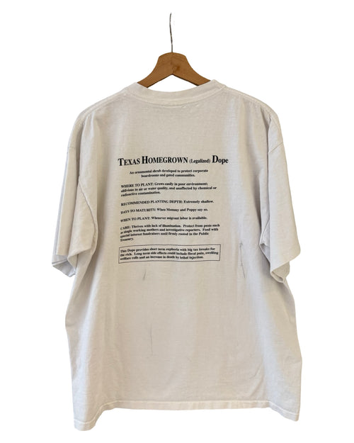 Vintage 2001 Texas Homegrown Dope George Bush Weed Tee