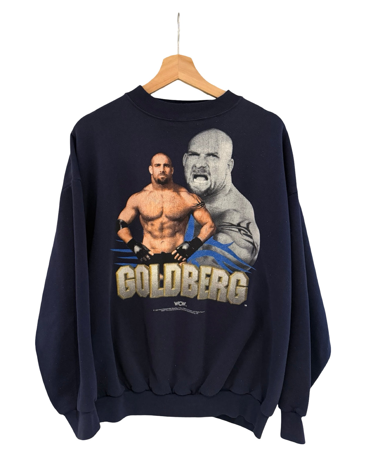 Vintage 1998 WCW Goldberg Wrestling Promo Crewneck