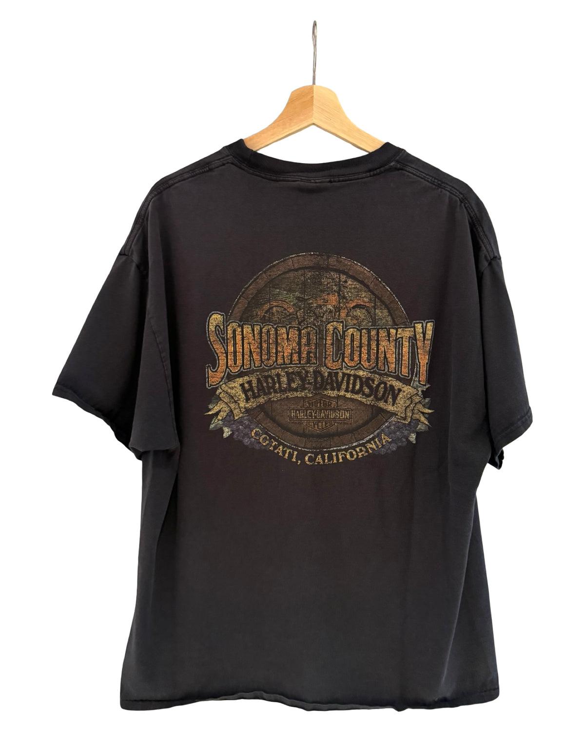 Vintage Harley Davidson Sonoma County California Pig Tee