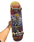 Vintage 2000 Dragon Ball Z Trunks Complete Skateboard Deck