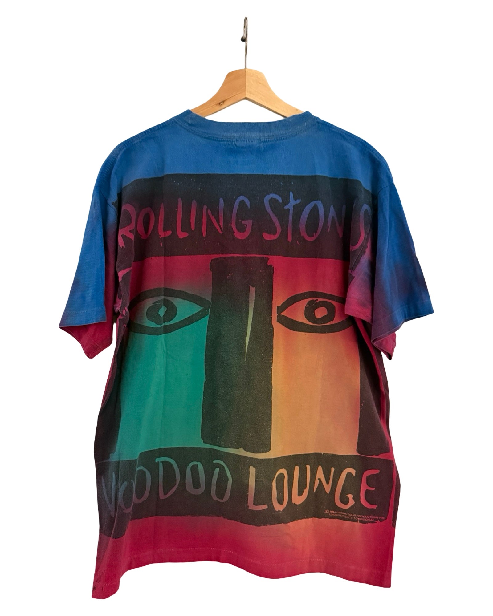 Vintage 1994 Rolling Stones Voodoo Lounge Tie Dye Tee KIF Vintage