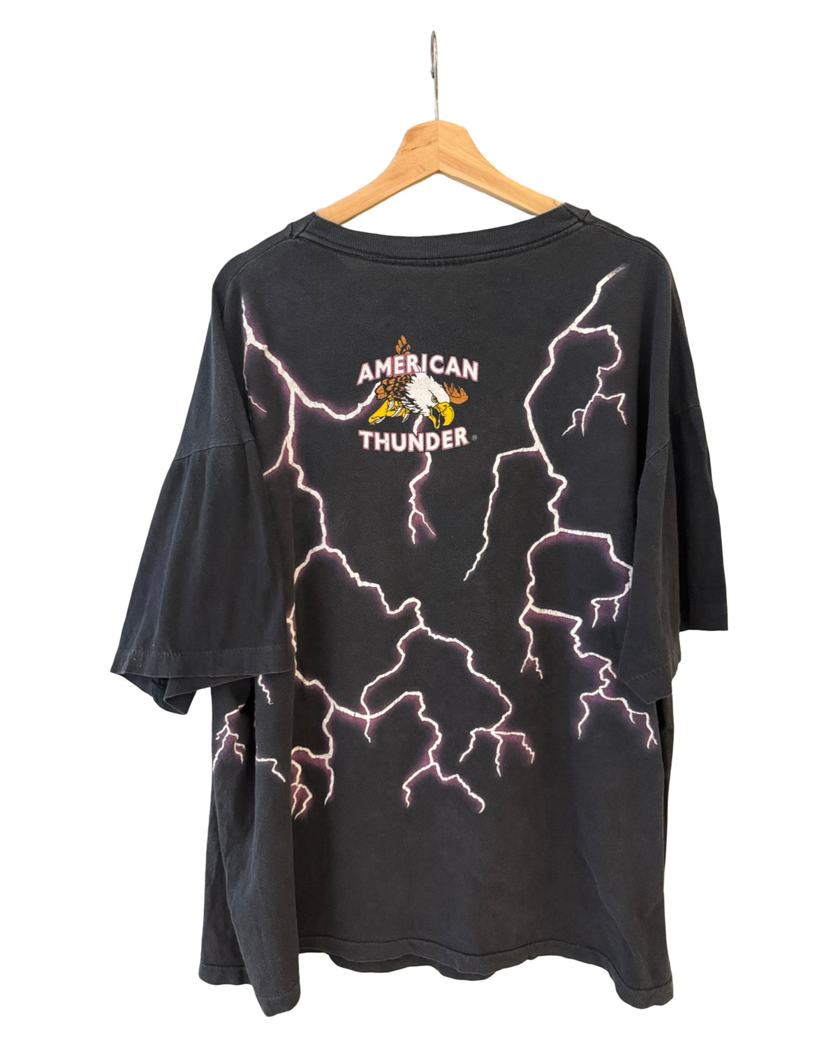 Vintage 90s American Thunder Eagle All Over Print Tee