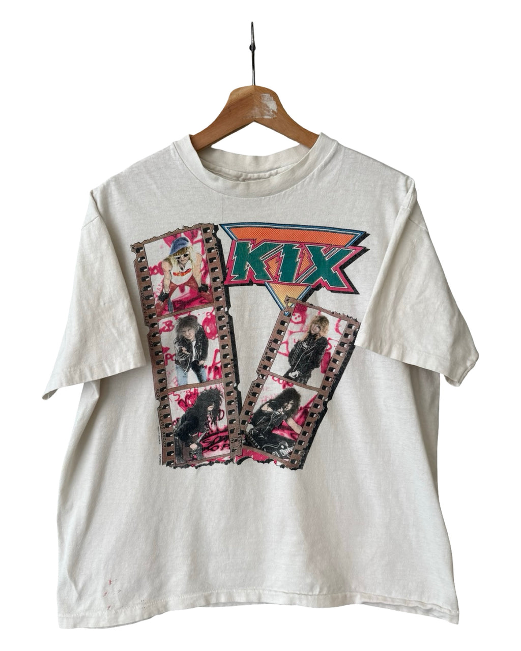 Vintage 1987 KIX Midnite Dynamite US Tour Band Tee