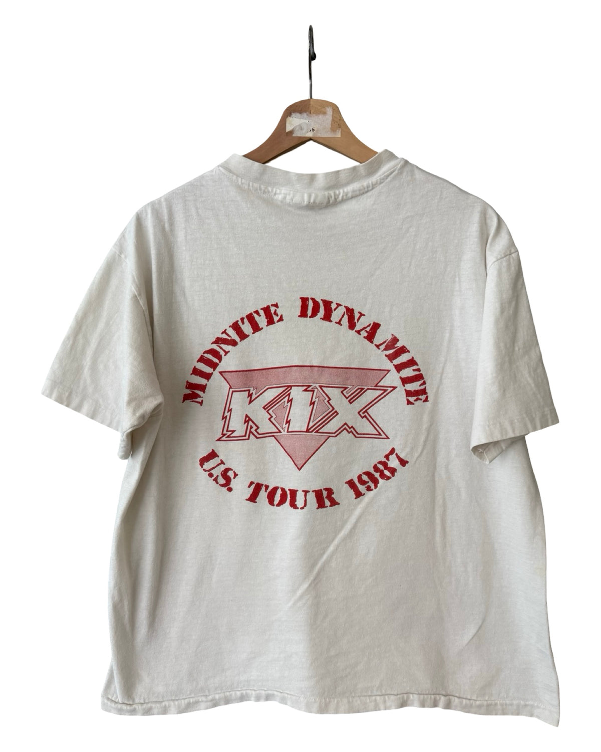 Vintage 1987 KIX Midnite Dynamite US Tour Band Tee