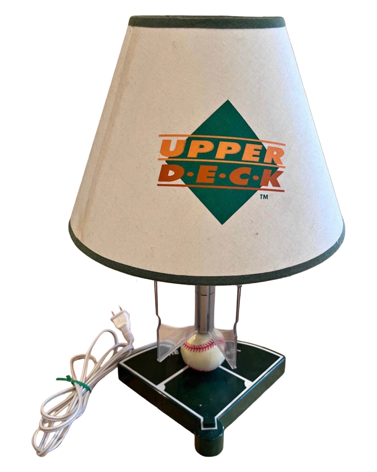 Vintage 1997 Upper Deck Trading Card Lamp