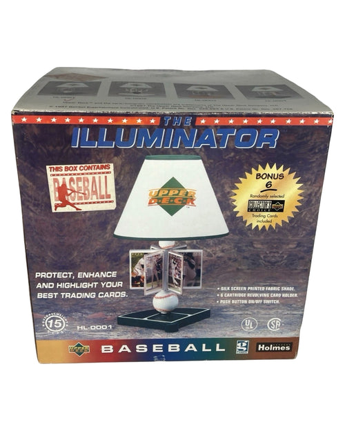 Vintage 1997 Upper Deck Trading Card Lamp