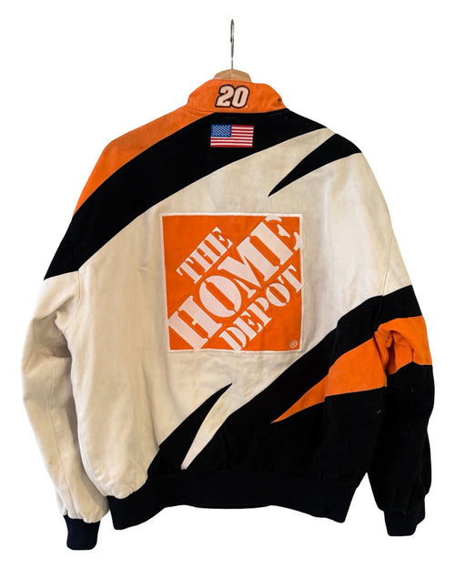 Vintage 90s NASCAR Jeff Hamilton Home Depot Racing Jacket