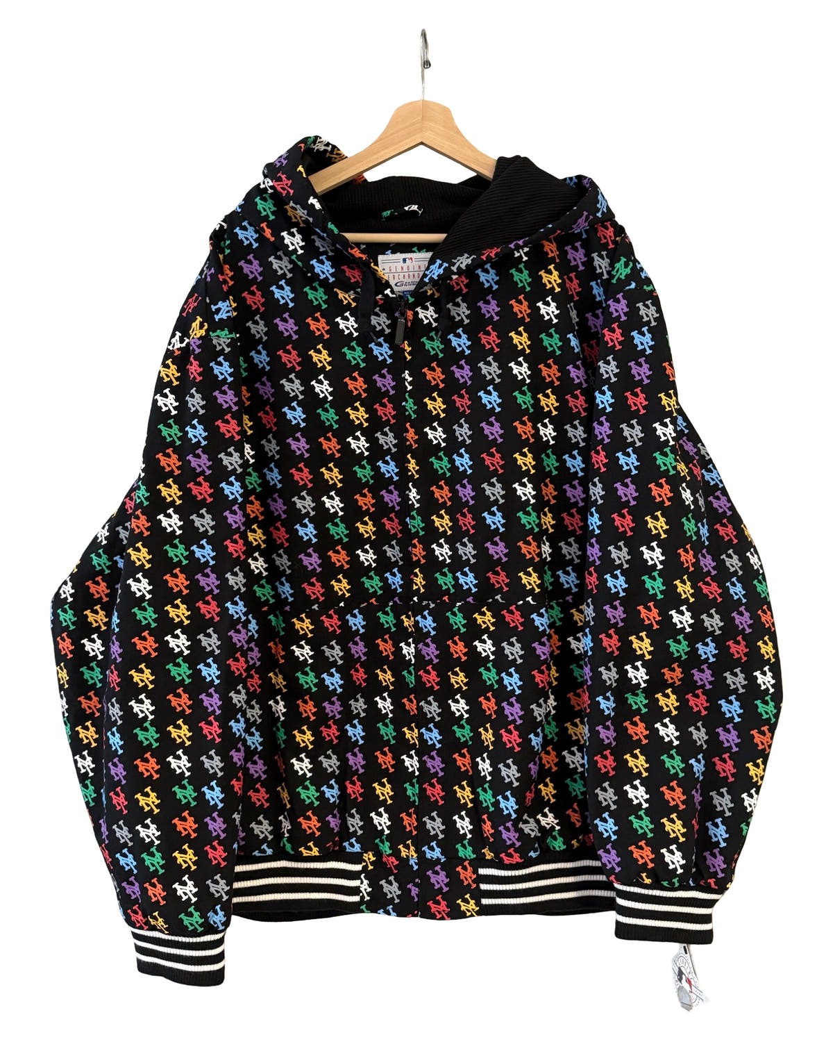 Vintage y2k New York Yankees Mets Multicolor Logo Jacket 3rdStrike