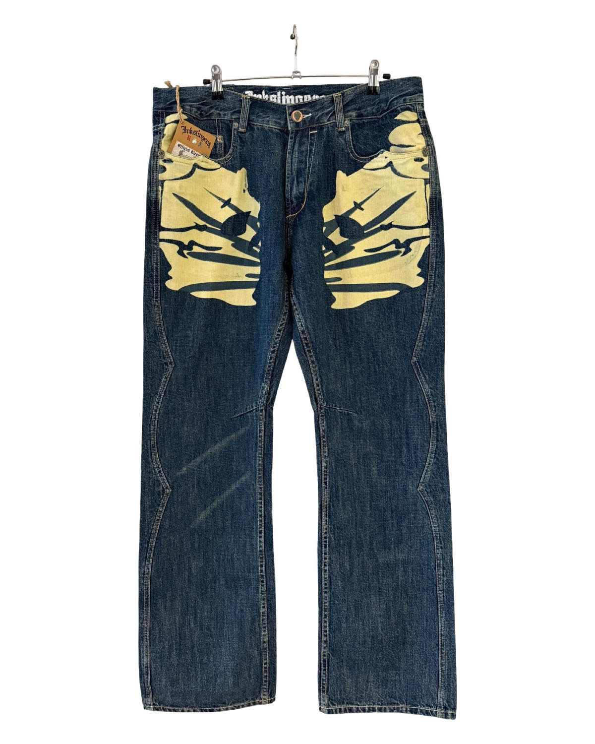 Vintage y2k Skull Denim Baggy Jeans 3rdStrike