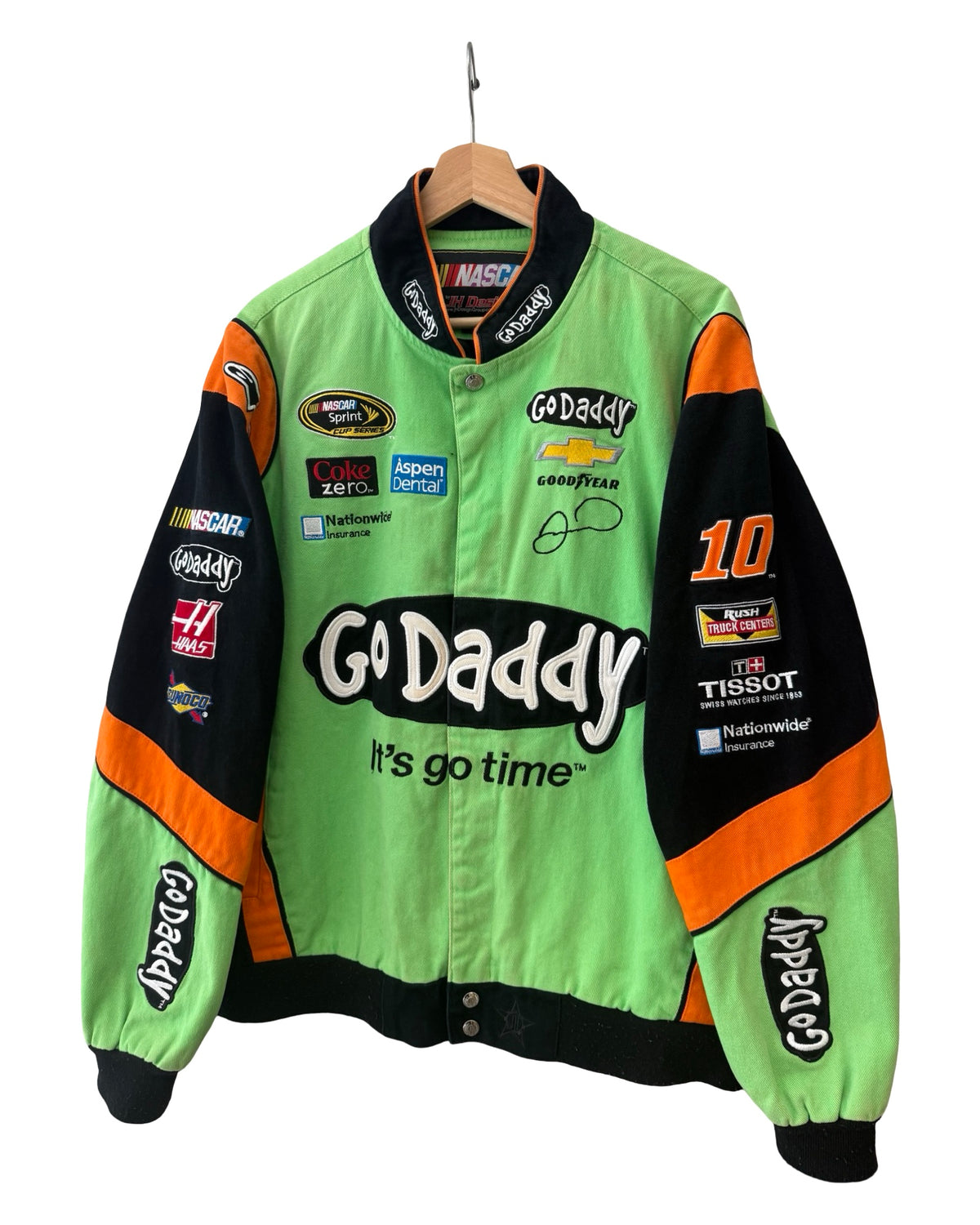 Vintage 00s Nascar Go Daddy Racing Jacket
