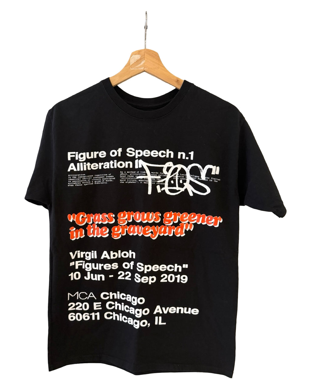 Off-White Virgil Abloh Figures Of Speech MCA Chicago Kids Shirt