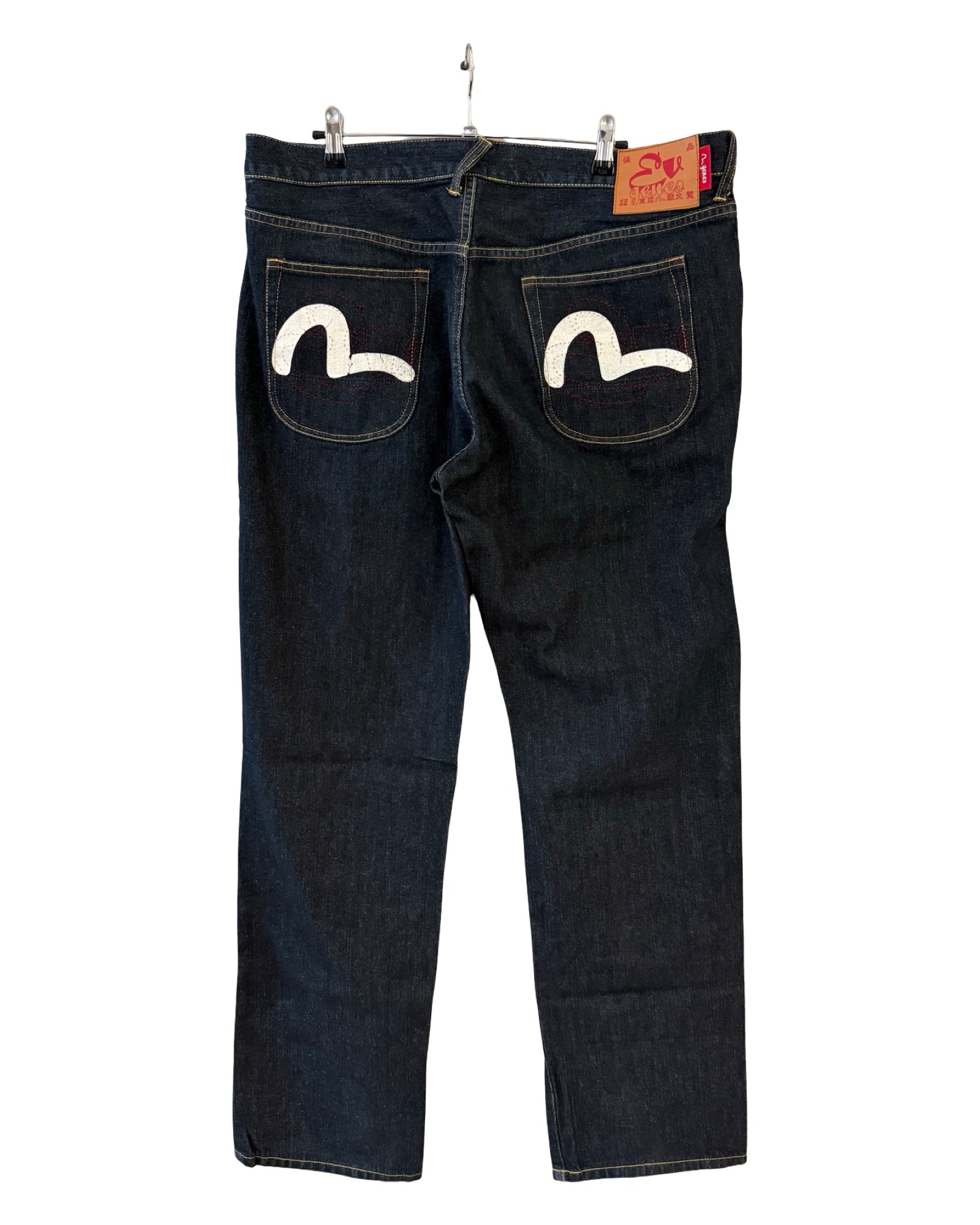 38x34 Vintage y2k Evisu Jeans Dark Blue