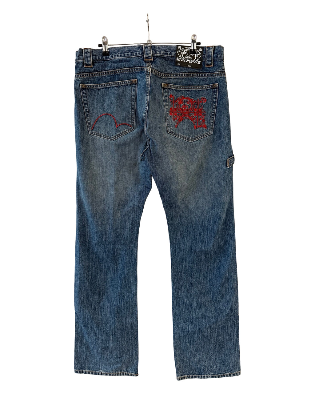 36 x 34 Vintage y2k Evisu Embroidered Japanese Jeans