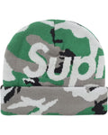 FW25 Supreme Green Snow Camo Beanie