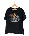 Vintage Harley Davidson Pin Up Girl Virginia Tee