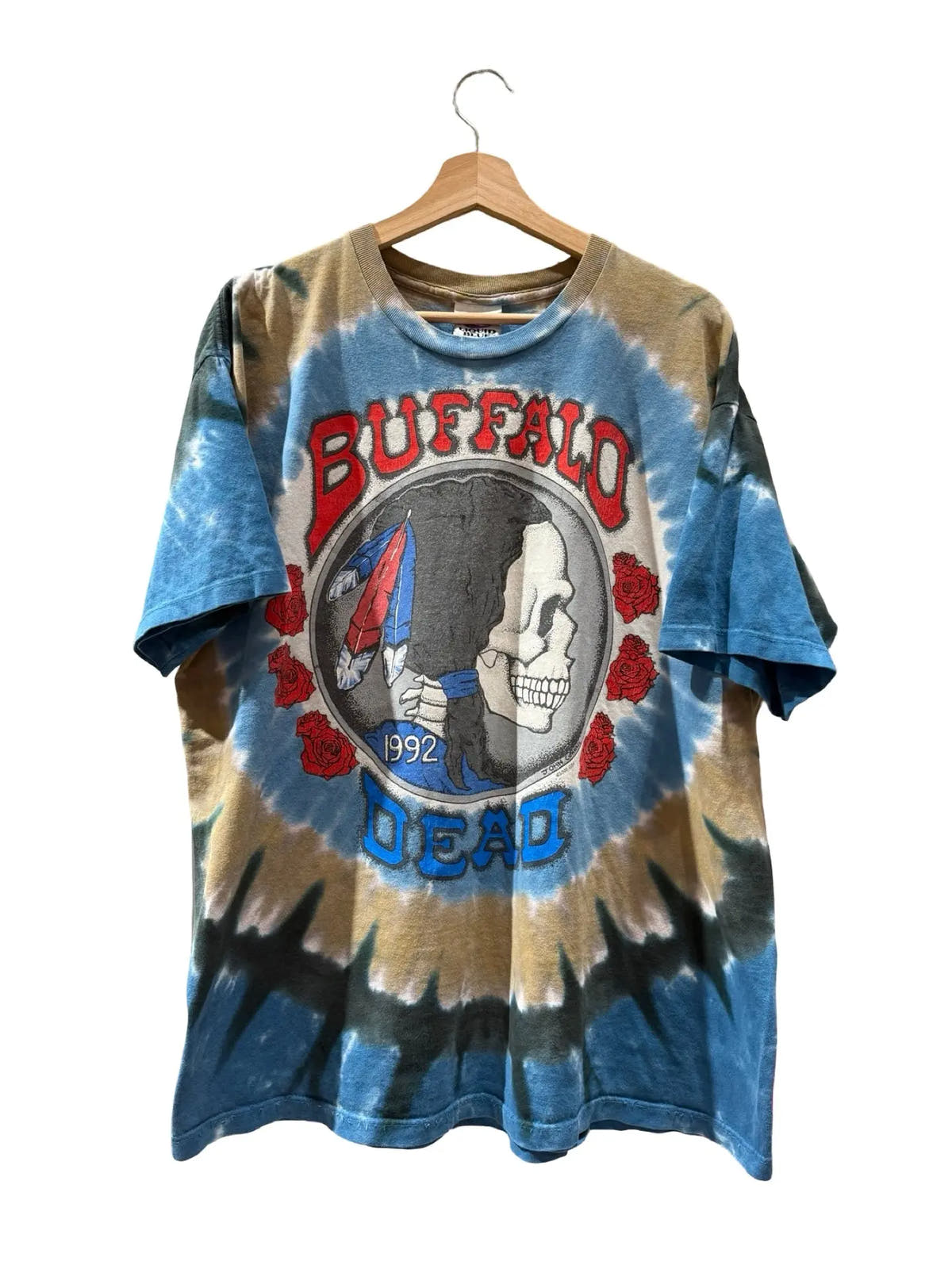 Vintage 2000 Grateful Dead Buffalo Tye Dye Tee 3rdStrike