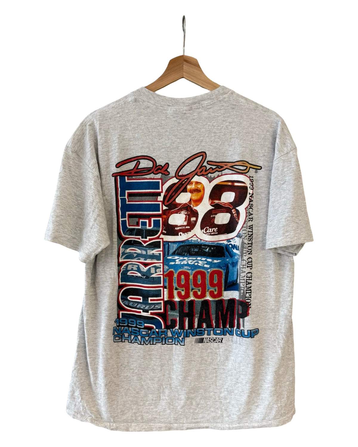 Vintage 1999 NASCAR Dale Jarrett Racing Championship Tee