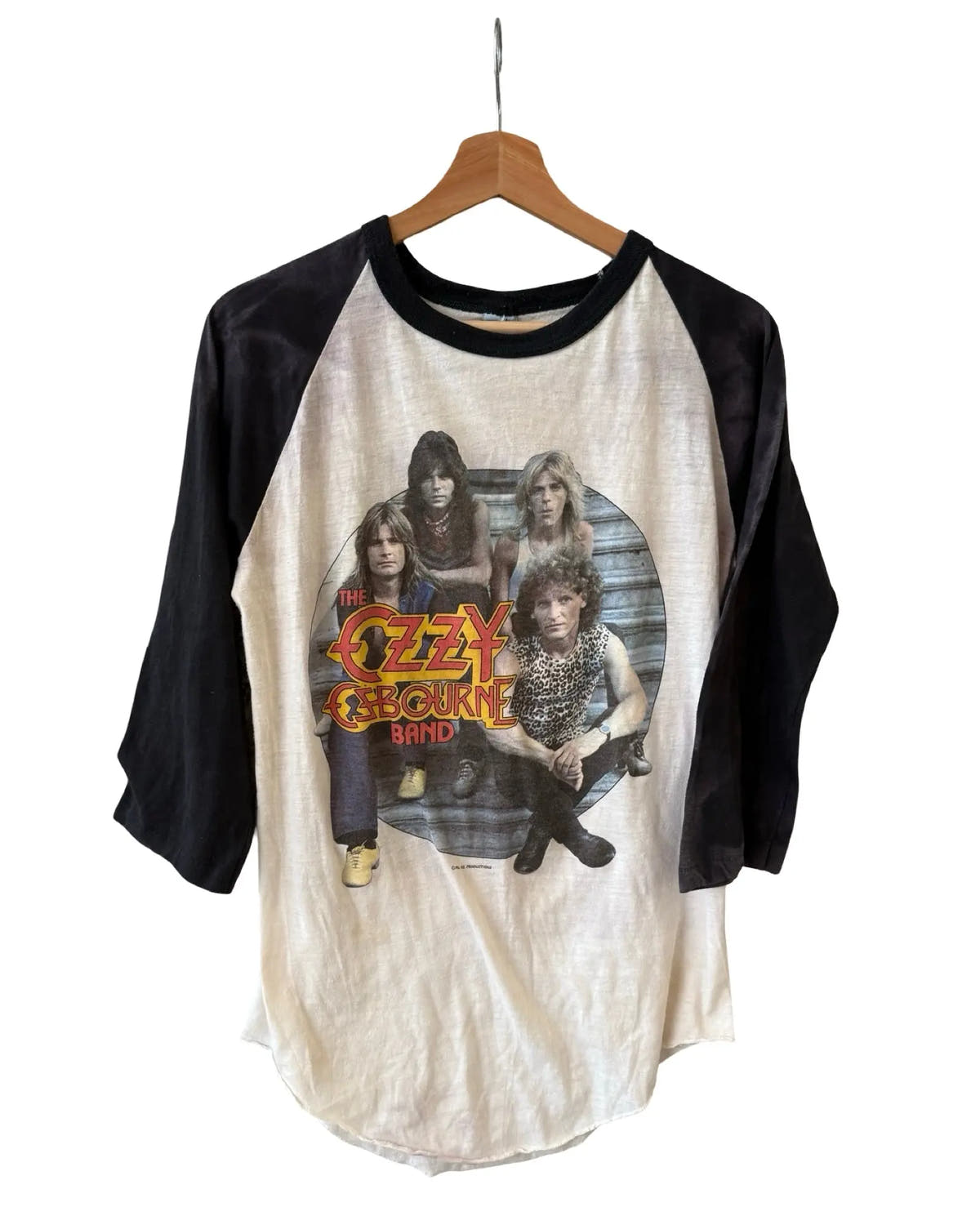 Vintage 1982 The Ozzy Osbourne Band US Raglan Tour Tee 3rdStrike