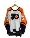 Vintage 1997 Philadelphia Flyers 10 John LeClair 96-97 Starter Eastern Conference NHL Hockey Jersey Signed by Team