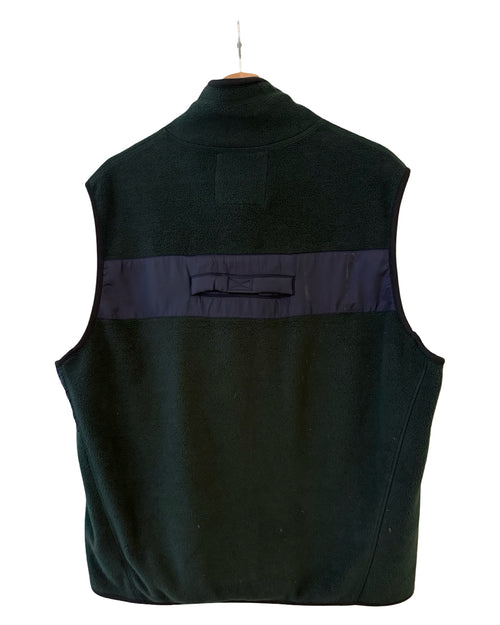Vintage 90s Polo Jeans Ralph Lauren Green Fleece Vest