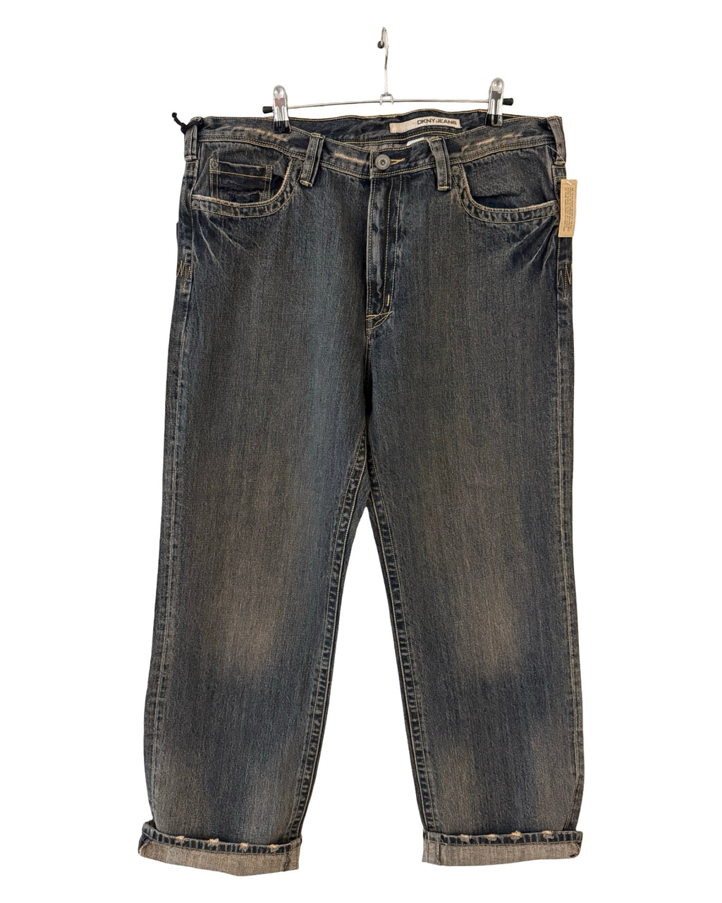 Vintage y2k DKNY Brooklyn Distressed Denim Jeans
