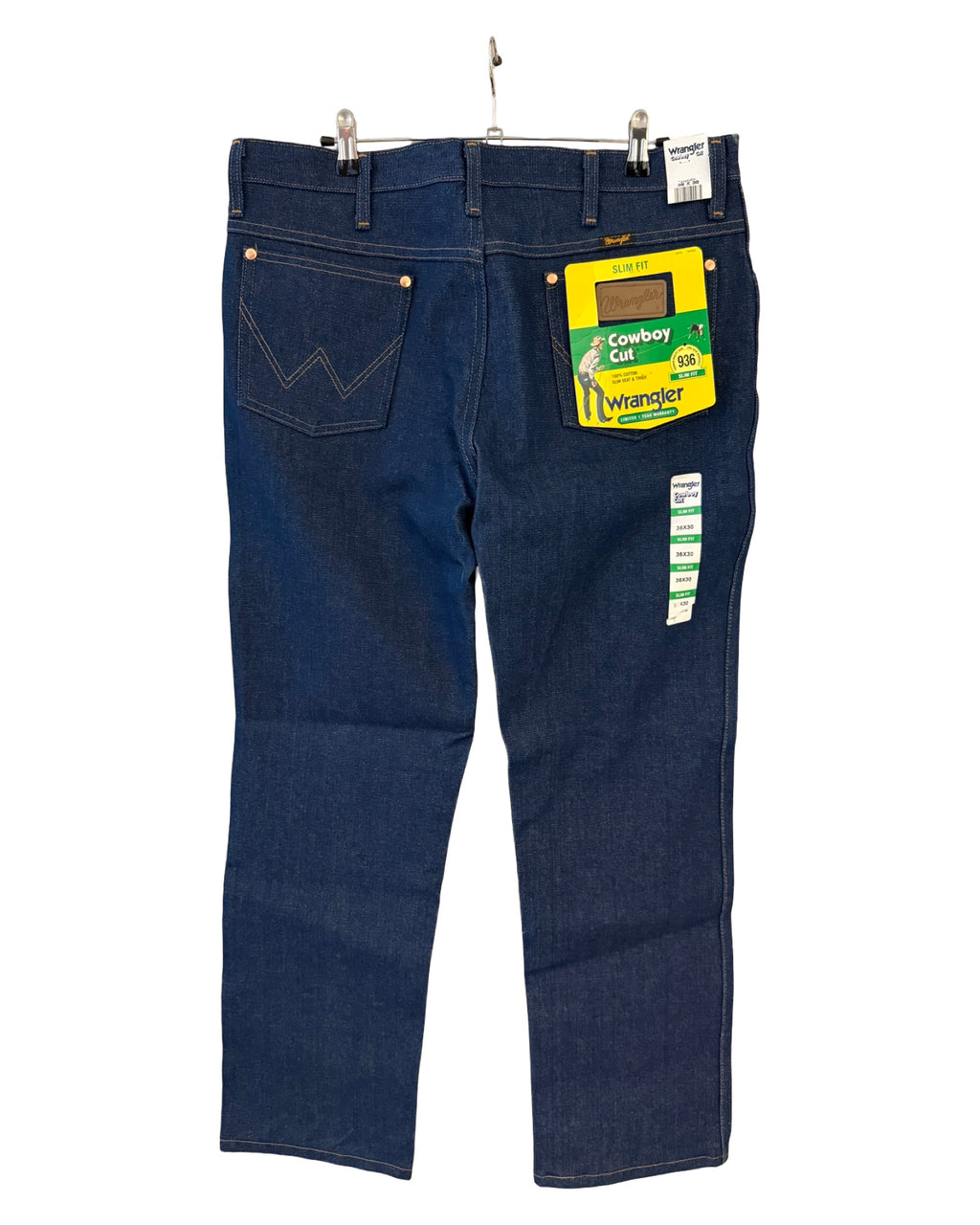 Vintage 90s DS Wrangler Cowboy Cut Indigo Jeans