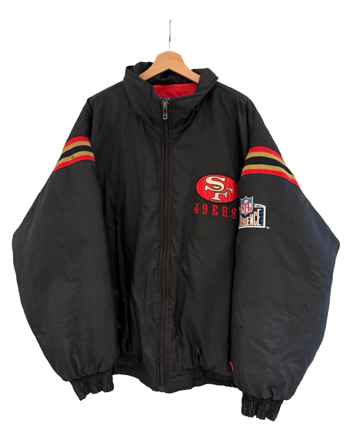 Vintage 90s San Fransisco 49ers Pro Player NFL Experience Puffer Jacket