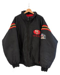 Vintage 90s San Fransisco 49ers Pro Player NFL Experience Puffer Jacket