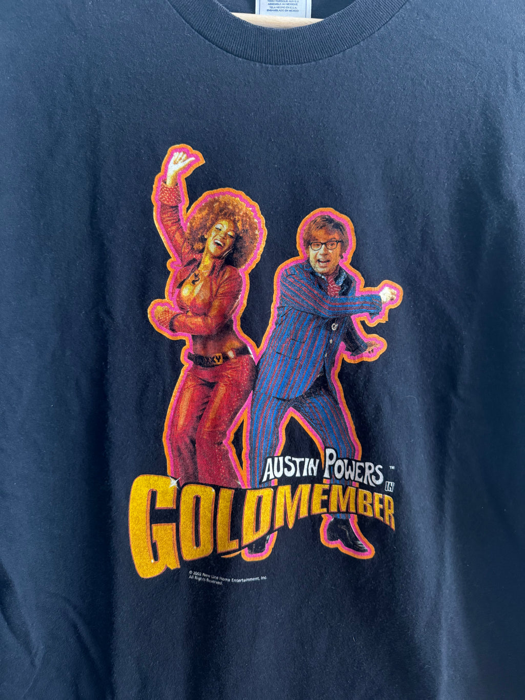 Vintage 2002 Austin Powers Goldmember Beyoncé Movie Promo Tee