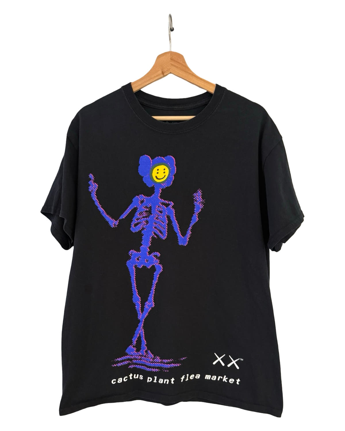 Kaws x Cactus Plant Flea Market Skeleton Tee