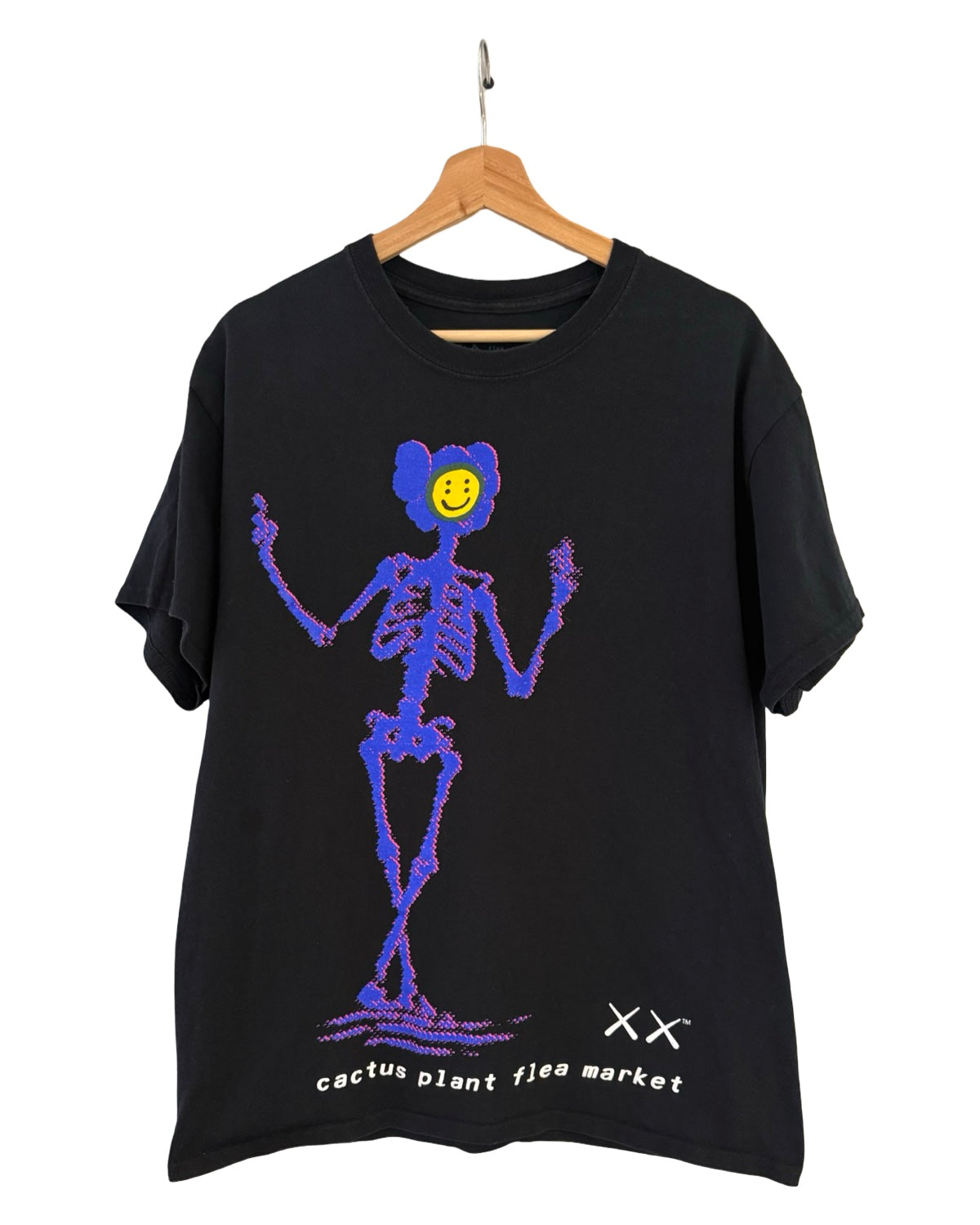 Kaws x Cactus Plant Flea Market Skeleton Tee